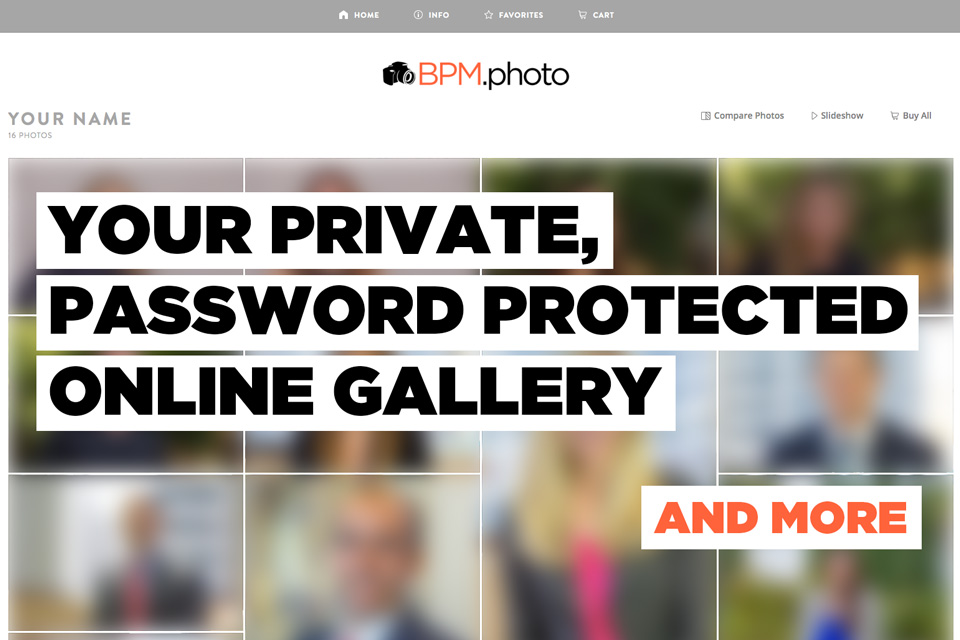 your private password-protected online gallery from our photoshoot