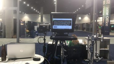 Tradeshow Teleprompter Video Production